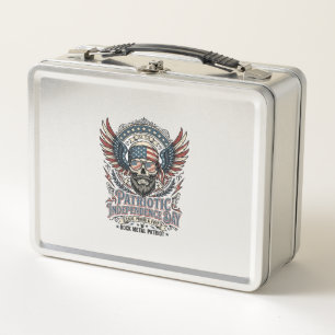 Patriotic Bandanna Rocker Old Glory Music Rock Met Metal Lunch Box