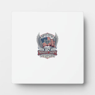 Patriotic Bandanna Rocker Old Glory Music Rock Met Plaque