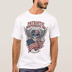 Patriotic Bandanna Rocker Old Glory Music Rock Met T-Shirt