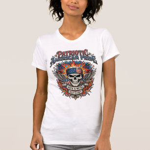 Patriotic Bandanna Rocker Old Glory Music Rock Met T-Shirt