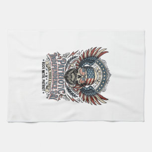 Patriotic Bandanna Rocker Old Glory Music Rock Met Tea Towel