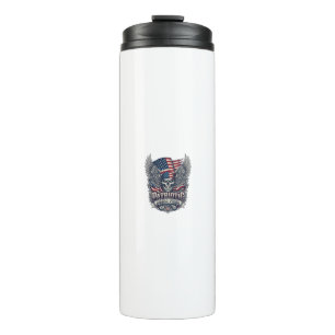Patriotic Bandanna Rocker Old Glory Music Rock Met Thermal Tumbler
