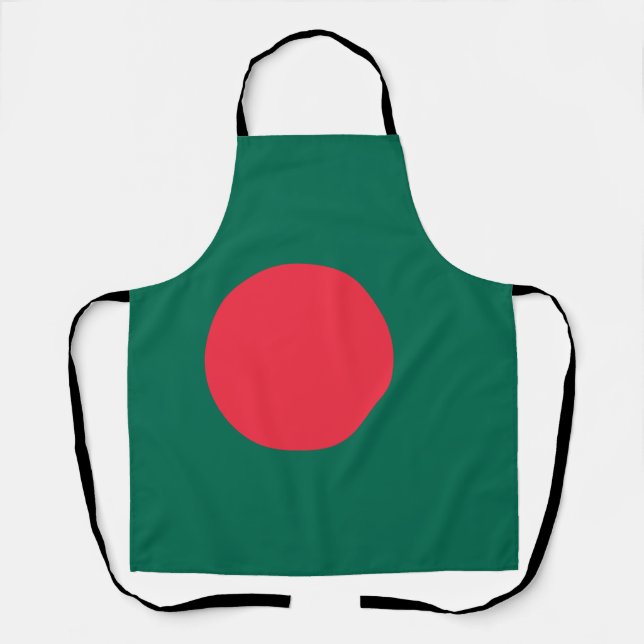 Patriotic Bangladeshi Flag Apron (Front)