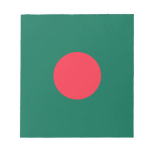 Patriotic Bangladeshi Flag Notepad
