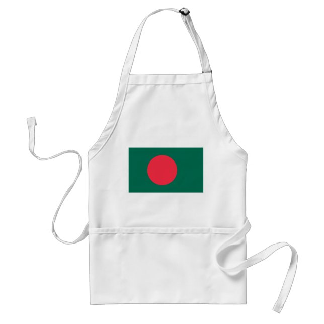 Patriotic Bangladeshi Flag Standard Apron (Front)