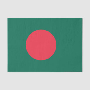 Patriotic Bangladeshi Flag Tissue Paper