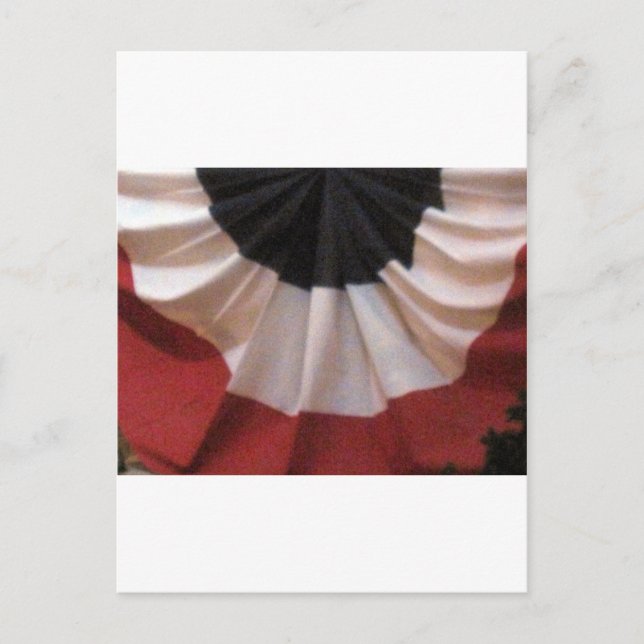 Patriotic Banner Postcard (Front)
