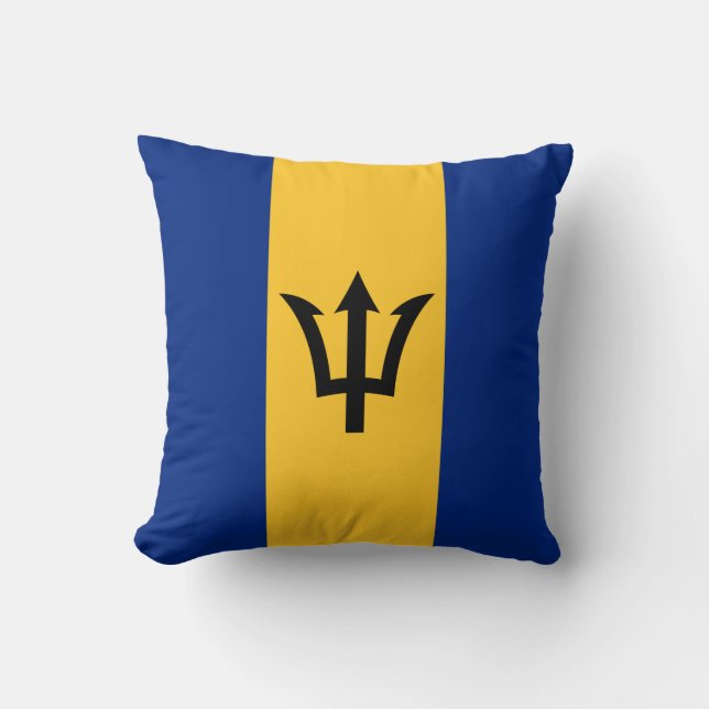 Patriotic Barbados Flag Cushion (Front)