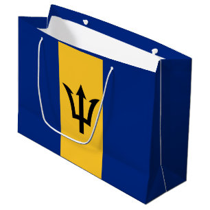 Patriotic Barbados Flag Large Gift Bag