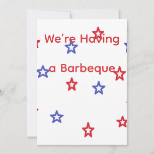 Patriotic Barbeque Invitation