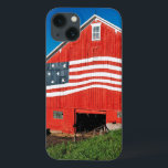 Patriotic Barn iPhone 13 Case<br><div class="desc">Weathred barn. Photo submitted by a Country reader. Country magazine celebrates the breathtaking beauty, engaging people, enduring values and spiritually rewarding lifestyle of the American countryside. Our enthusiastic readers contribute nearly three-fourths of each magazine’s content, sharing their inspirational stories, landscape photography and passion for a simpler, better life close to...</div>