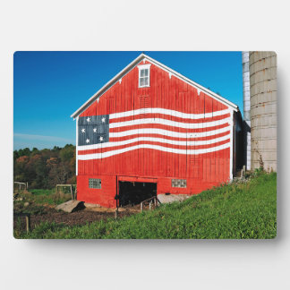 Patriotic Barn Plaque