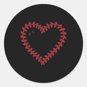 Patriotic Baseball 4th Of July Men Usa American Fl Classic Round Sticker