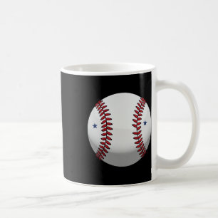 Patriotic Baseball 4th Of July Men Usa American Fl Coffee Mug