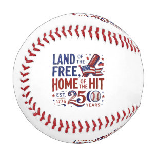 Patriotic Baseball July 2026 America 250 Gift