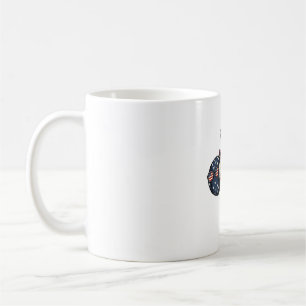 Patriotic Baseball Trio Vintage Vector Shirt_1 Coffee Mug