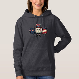 Patriotic Baseball Trio Vintage Vector Shirt_1 Hoodie