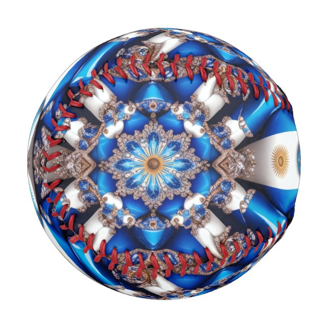 Patriotic baseball with Argentinian Colours (Front Left)