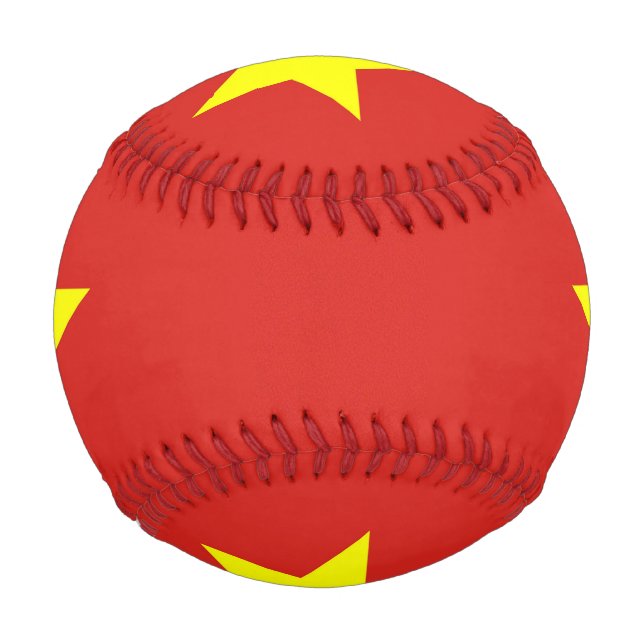 Patriotic baseball with flag of Vietnam (Back)
