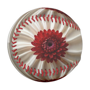 Patriotic baseball with Japanase Colours