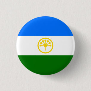 Patriotic Bashkortostan Flag 3 Cm Round Badge