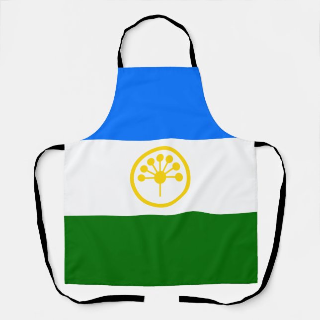 Patriotic Bashkortostan Flag Apron (Front)