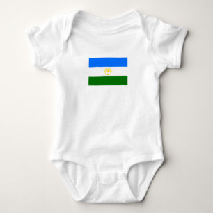 Patriotic Bashkortostan Flag Baby Bodysuit
