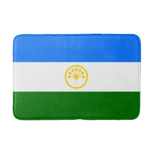 Patriotic Bashkortostan Flag Bath Mat