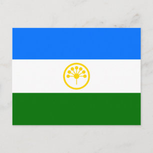 Patriotic Bashkortostan Flag Postcard