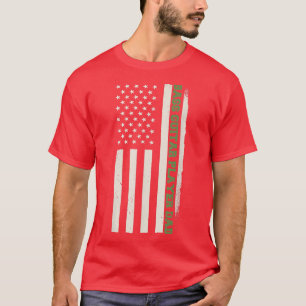 Patriotic Bassist Guitarist Bass Guitar Player Dad T-Shirt