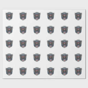 Patriotic Battle Hawk Patriotic Eagle & Hawk 4th o Wrapping Paper