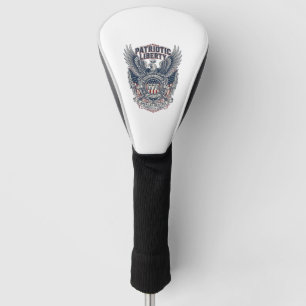 Patriotic Battle Shield 1776 Military Inspired Sym Golf Head Cover