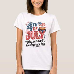 Patriotic BBQ 4th of July Graphic T-Shirt