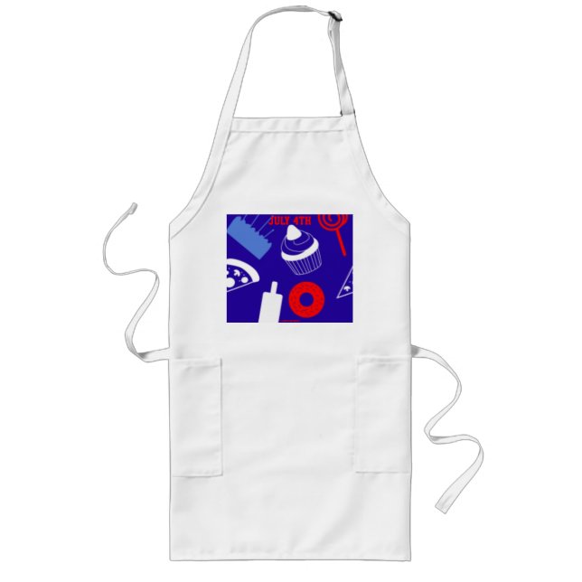 PATRIOTIC BBQ & KITCHEN APRONS - 4TH OF JULY GIFTS (Front)