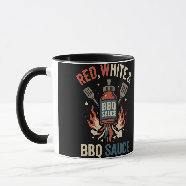 Patriotic BBQ Mug (Left)