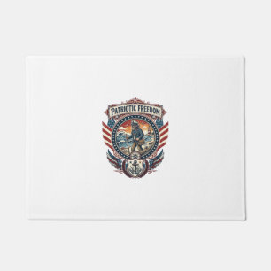 Patriotic Beachcomber Vector Graphic Tee_1 Doormat