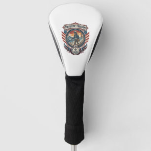 Patriotic Beachcomber Vector Graphic Tee_1 Golf Head Cover