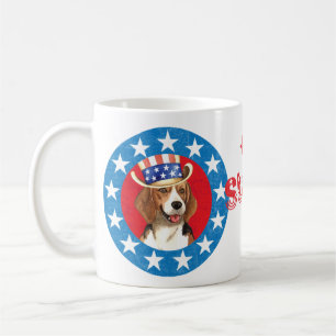 Patriotic Beagle Coffee Mug