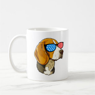 Patriotic Beagle Coffee Mug