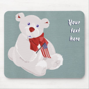 Patriotic Bear Mousepad