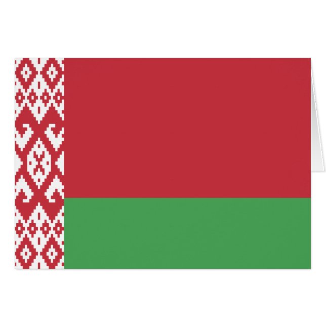 Patriotic Belarusian Flag (Front Horizontal)