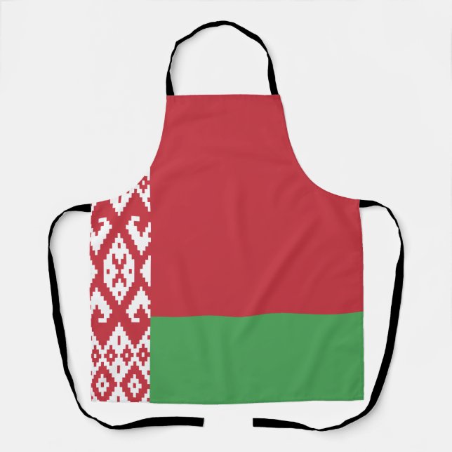 Patriotic Belarusian Flag Apron (Front)