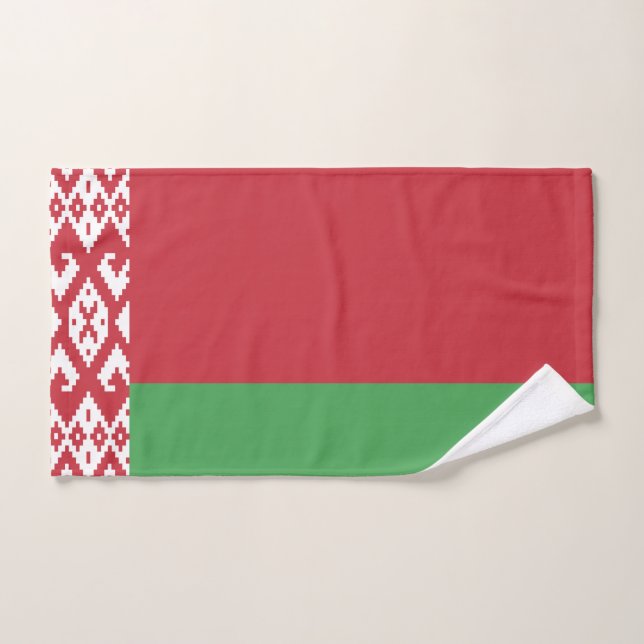 Patriotic Belarusian Flag Hand Towel (Hand Towel)