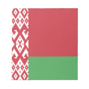 Patriotic Belarusian Flag Notepad