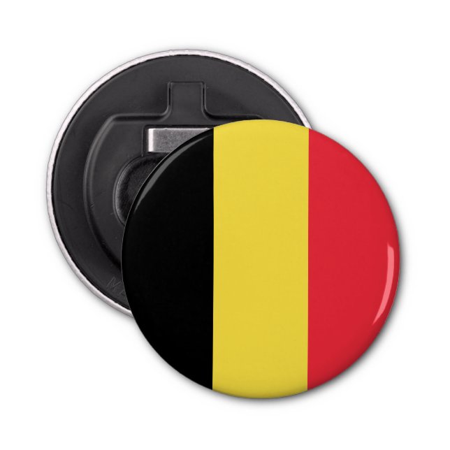 Patriotic Belgian Flag Bottle Opener (Front)