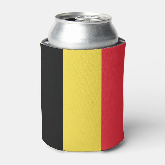 Patriotic Belgian Flag Can Cooler (Can Front)