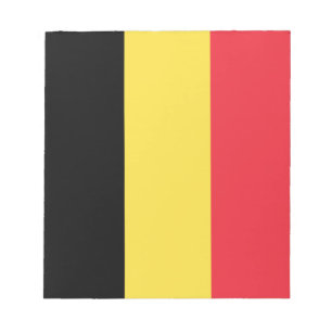 Patriotic Belgian Flag Notepad