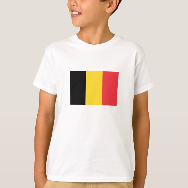 Patriotic Belgian Flag T-Shirt (Front)