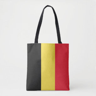 Patriotic Belgian Flag Tote Bag