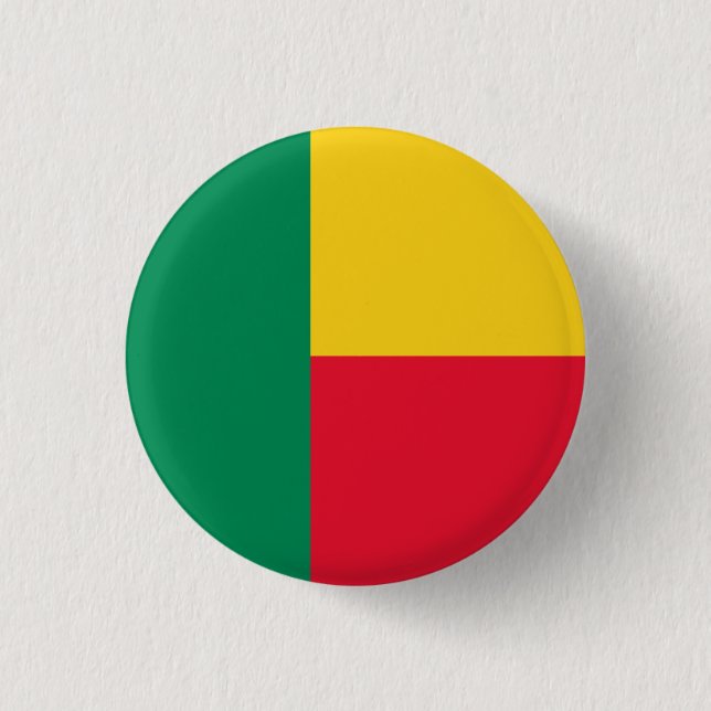 Patriotic Benin Flag 3 Cm Round Badge (Front)